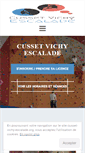 Mobile Screenshot of cusset-vichy-escalade.org